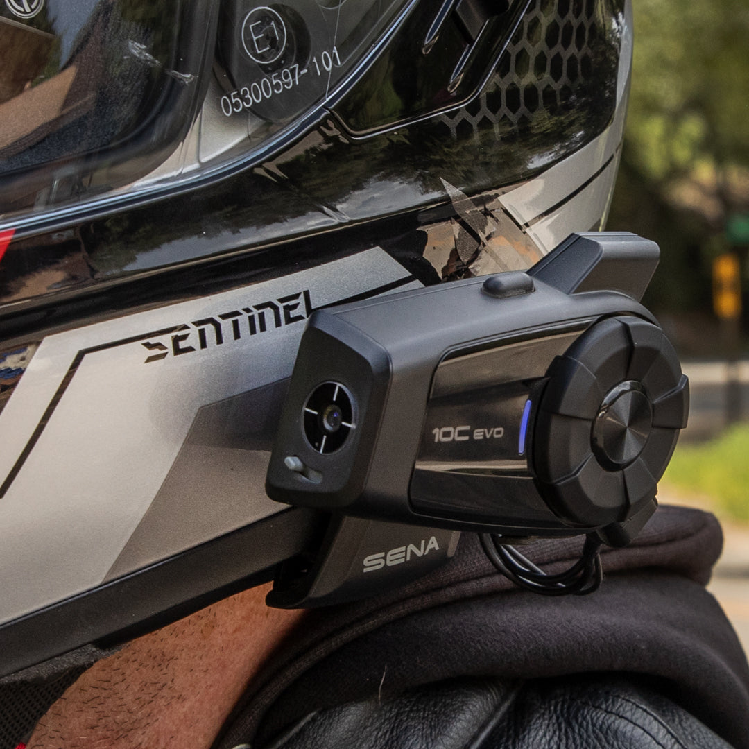 Intercom moto SENA 10C EVO avec fonction caméra 4K - Tech2Roo
